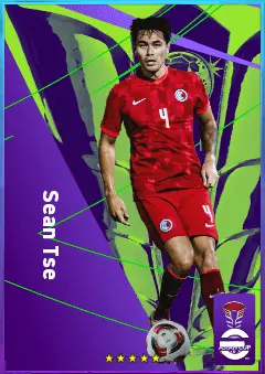 Sean Tse eFootball 2026 player card, 75 OVR CB