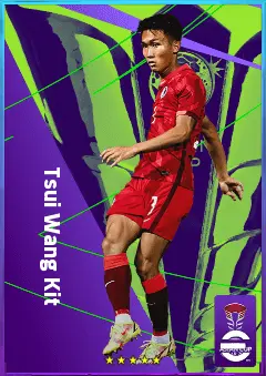 Tsui Wang Kit eFootball 2026 player card, 76 OVR RB