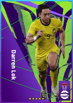 Darren Lok eFootball 2026 player card, 73 OVR CF