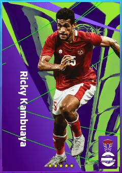 Ricky Kambuaya eFootball 2026 player card, 75 OVR CMF