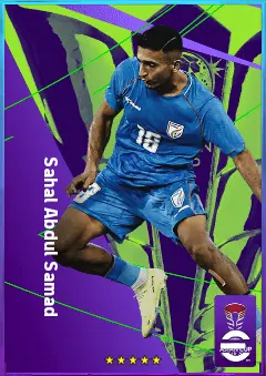 Sahal Abdul Samad eFootball 2026 player card, 74 OVR LWF