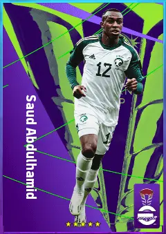 Saud Abdulhamid eFootball 2026 player card, 78 OVR RB