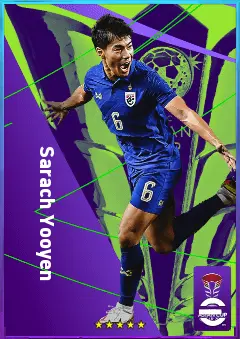 Sarach Yooyen eFootball 2026 player card, 75 OVR DMF