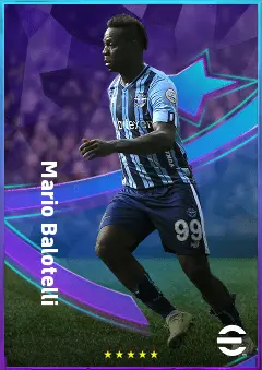 Mario Balotelli eFootball 2026 player card, 78 OVR CF