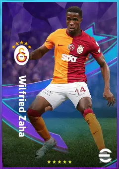 Wilfried Zaha eFootball 2026 player card, 82 OVR LWF