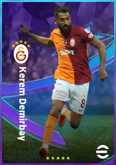 Kerem Demirbay eFootball 2026 player card, 81 OVR CMF