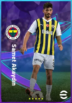 Samet Akaydın eFootball 2026 player card, 79 OVR CB