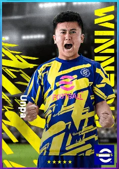 Unpa eFootball 2026 player card, 66 OVR DMF