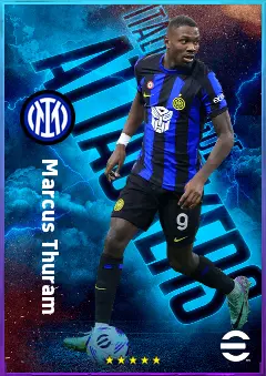 Marcus Thuram eFootball 2026 player card, 83 OVR CF