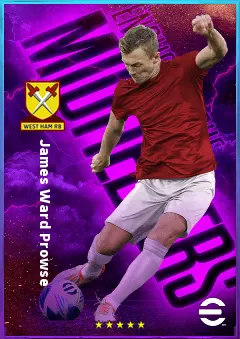 James Ward Prowse eFootball 2026 player card, 80 OVR CMF