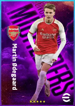 Martin Ødegaard eFootball 2026 player card, 85 OVR CMF