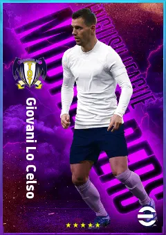 Giovani Lo Celso eFootball 2026 player card, 81 OVR AMF