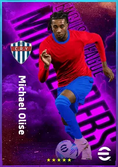 Michael Olise eFootball 2026 player card, 82 OVR RMF