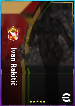 Ivan Rakitić eFootball 2026 player card, 80 OVR CMF