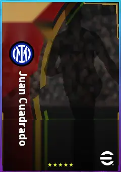 Juan Cuadrado eFootball 2026 player card, 82 OVR RMF