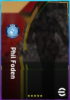 Phil Foden eFootball 2026 player card, 83 OVR RWF