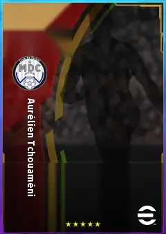 Aurélien Tchouaméni eFootball 2026 player card, 83 OVR DMF