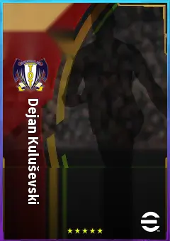 Dejan Kuluševski eFootball 2026 player card, 83 OVR RWF
