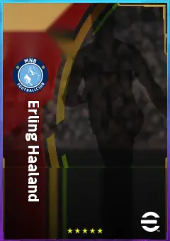 Erling Haaland eFootball 2026 player card, 86 OVR CF