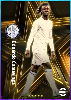 Eduardo Camavinga eFootball 2026 player card, 83 OVR CMF