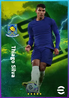 Thiago Silva eFootball 2026 player card, 83 OVR CB