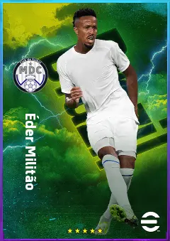Éder Militão eFootball 2026 player card, 84 OVR CB