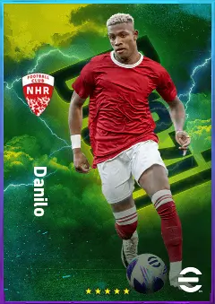 Danilo eFootball 2026 player card, 81 OVR DMF