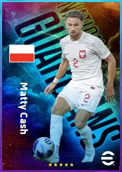 Matty Cash eFootball 2026 player card, 81 OVR RB