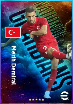 Merih Demiral eFootball 2026 player card, 81 OVR CB