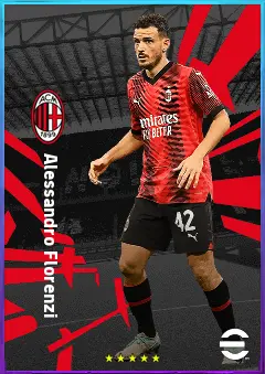 Alessandro Florenzi eFootball 2026 player card, 81 OVR RB