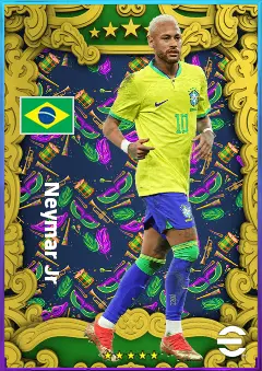 Neymar Jr eFootball 2026 player card, 84 OVR SS