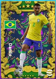 Danilo eFootball 2026 player card, 82 OVR RB