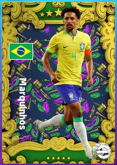Marquinhos eFootball 2026 player card, 84 OVR CB