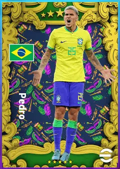 Pedro eFootball 2026 player card, 81 OVR CF
