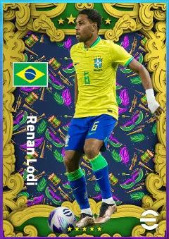 Renan Lodi eFootball 2026 player card, 82 OVR LB