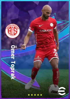 Ömer Toprak eFootball 2026 player card, 78 OVR CB