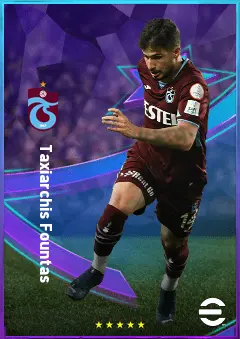 Taxiarchis Fountas eFootball 2026 player card, 79 OVR SS