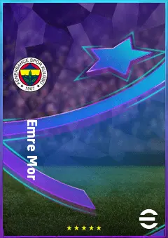 Emre Mor eFootball 2026 player card, 78 OVR RWF