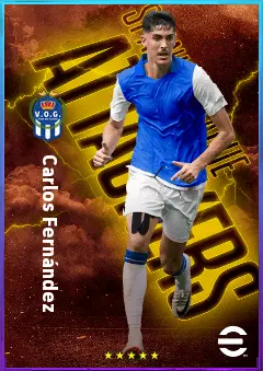 Carlos Fernández eFootball 2026 player card, 79 OVR CF