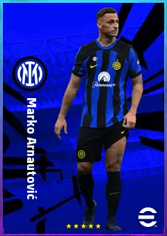 Marko Arnautović eFootball 2026 player card, 80 OVR CF