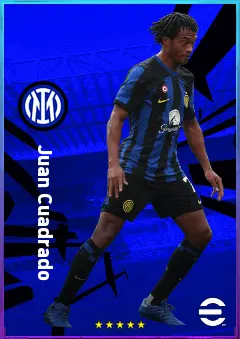 Juan Cuadrado eFootball 2026 player card, 82 OVR RMF