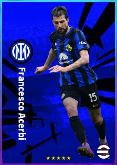 Francesco Acerbi eFootball 2026 player card, 82 OVR CB