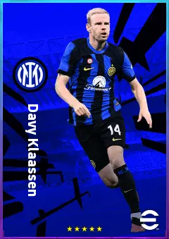 Davy Klaassen eFootball 2026 player card, 81 OVR CMF