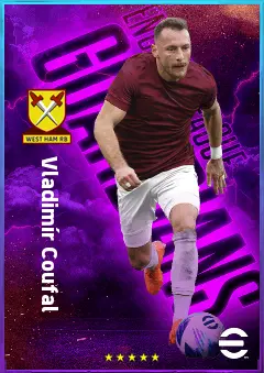 Vladimír Coufal eFootball 2026 player card, 80 OVR RB