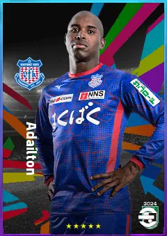 Adaílton eFootball 2026 player card, 77 OVR LWF