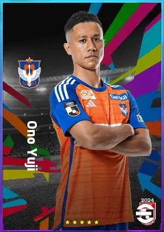 Ono Yuji eFootball 2026 player card, 76 OVR SS