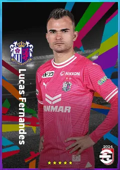 Lucas Fernandes eFootball 2026 player card, 76 OVR RMF