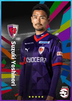 Suzuki Yoshinori eFootball 2026 player card, 77 OVR CB