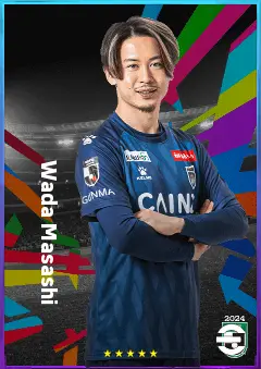 Wada Masashi eFootball 2026 player card, 75 OVR AMF