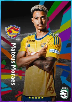 Mateus Moraes eFootball 2026 player card, 76 OVR CB